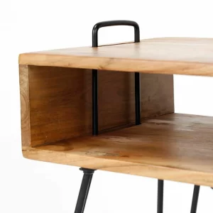 Loft Design Nachttisch Mit Holz Kasten – Garfagna 11